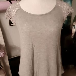 L.A. Hearts Lacy Crop Top